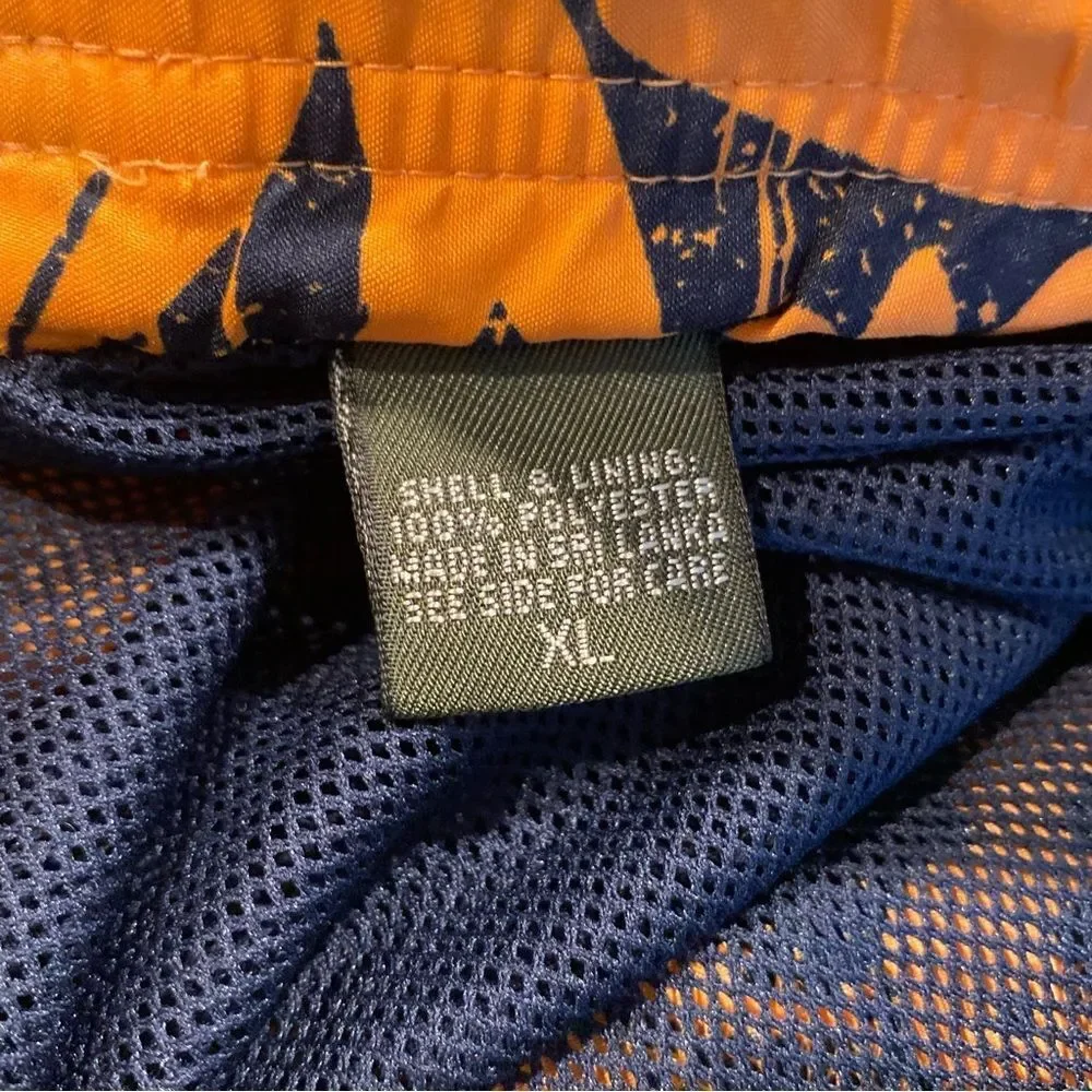 Eddie Bauer Orange Swim Board Shorts Size XL